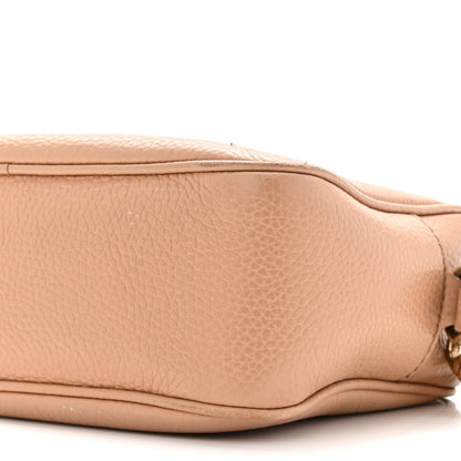 Gucci Pebbled Calfskin Small Soho Disco Bag Camelia 10 of 10