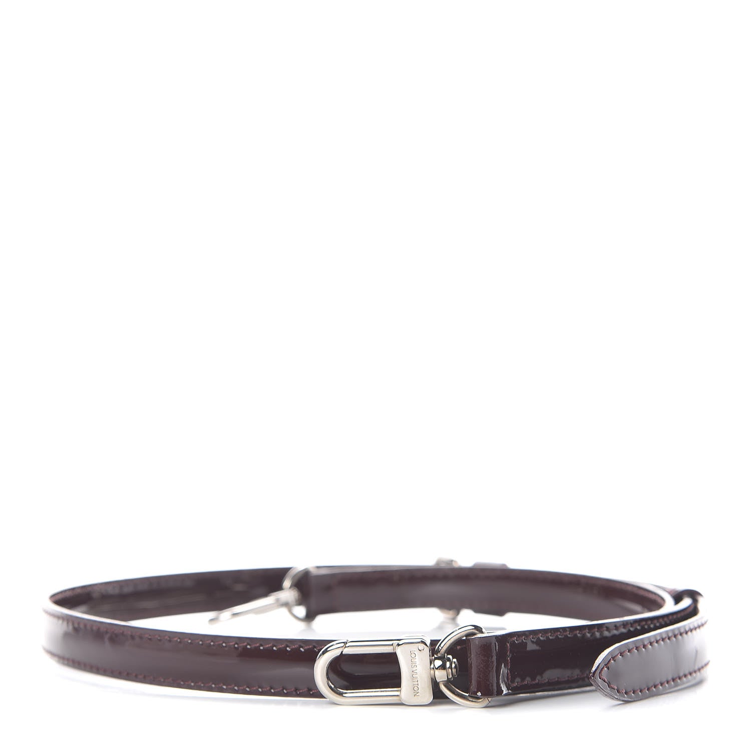Louis Vuitton Patent 16mm Adjustable Shoulder Strap Amarante 1 of 2