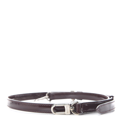 Louis Vuitton Patent 16mm Adjustable Shoulder Strap Amarante 1 of 2