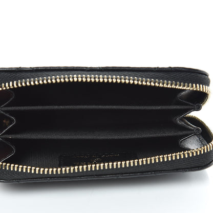 Chanel Lambskin Lucky Charms Zip Coin Purse Black 5 of 8