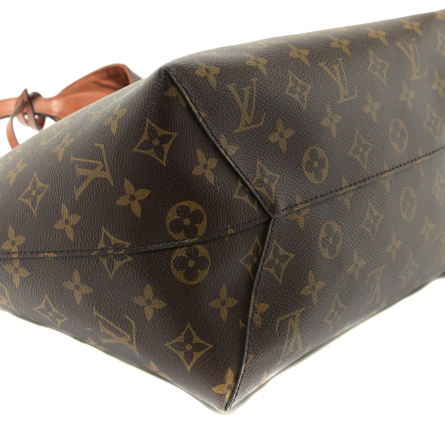 Monogram Flower Hobo Caramel