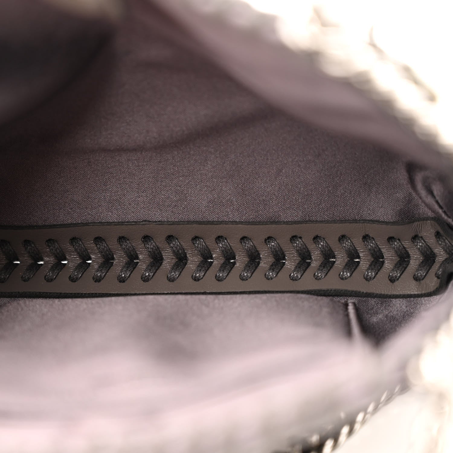 Stella McCartney Mesh Crystal Mini Falabella Crossbody Bag Fog 5 of 10