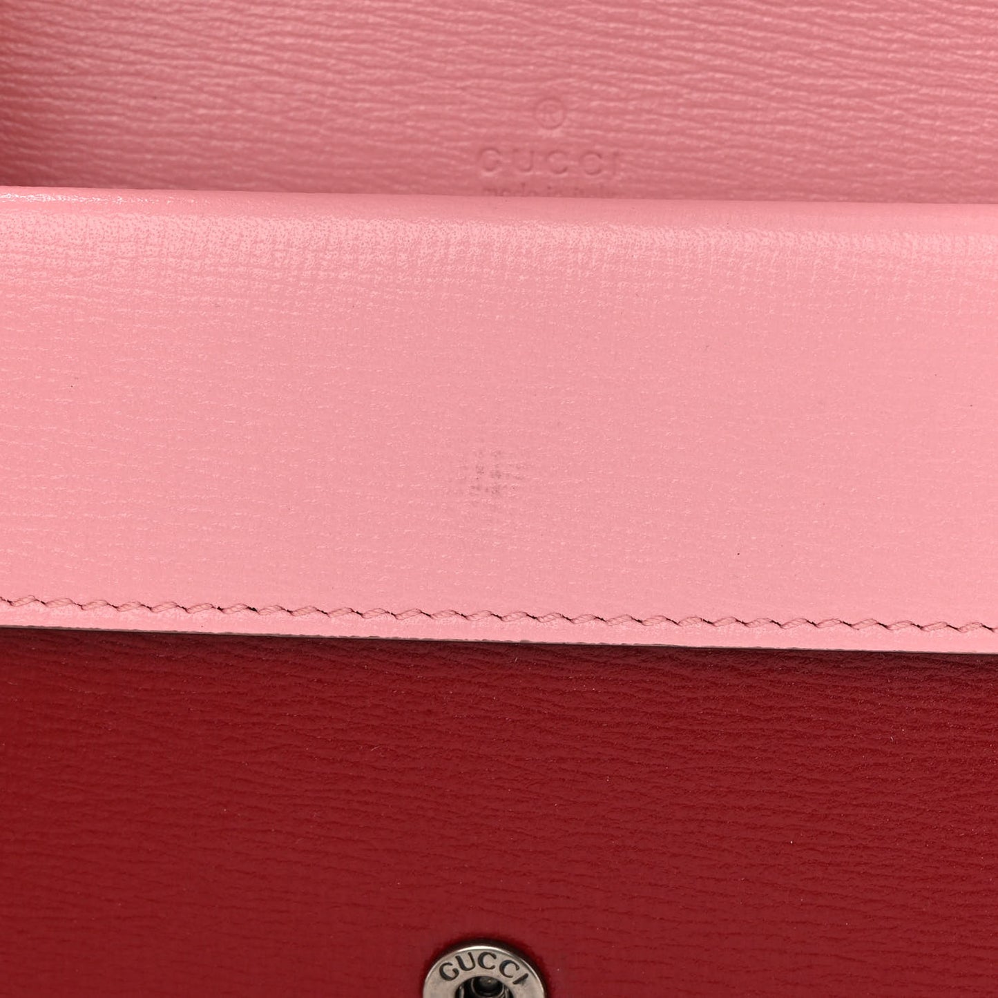 Azalea Calfskin Enamel Super Mini Dionysus Shoulder Bag New Cherry Red Wild Rose Off White