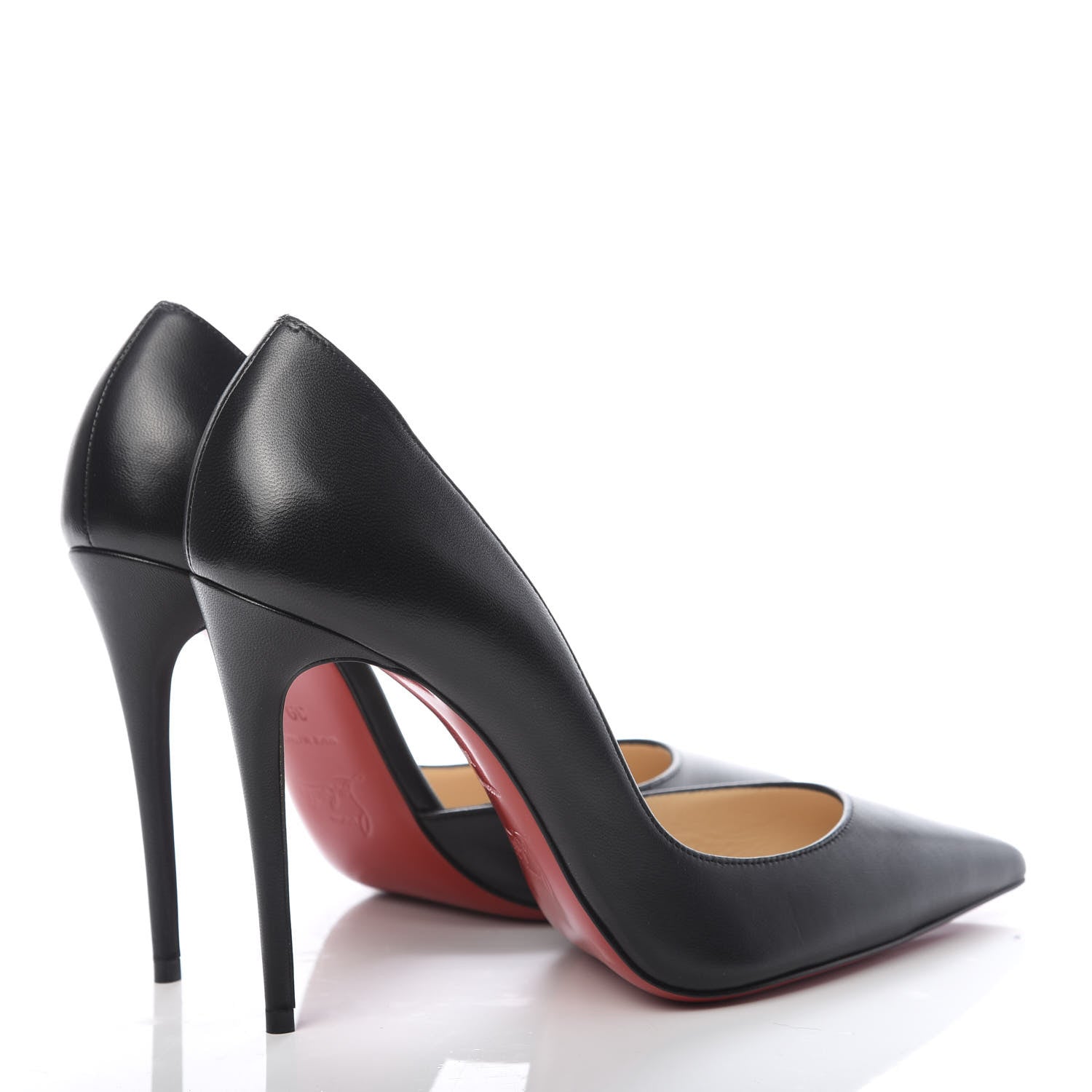Christian Louboutin Shiny Nappa Iriza 100 Pumps 39 Black 4 of 10