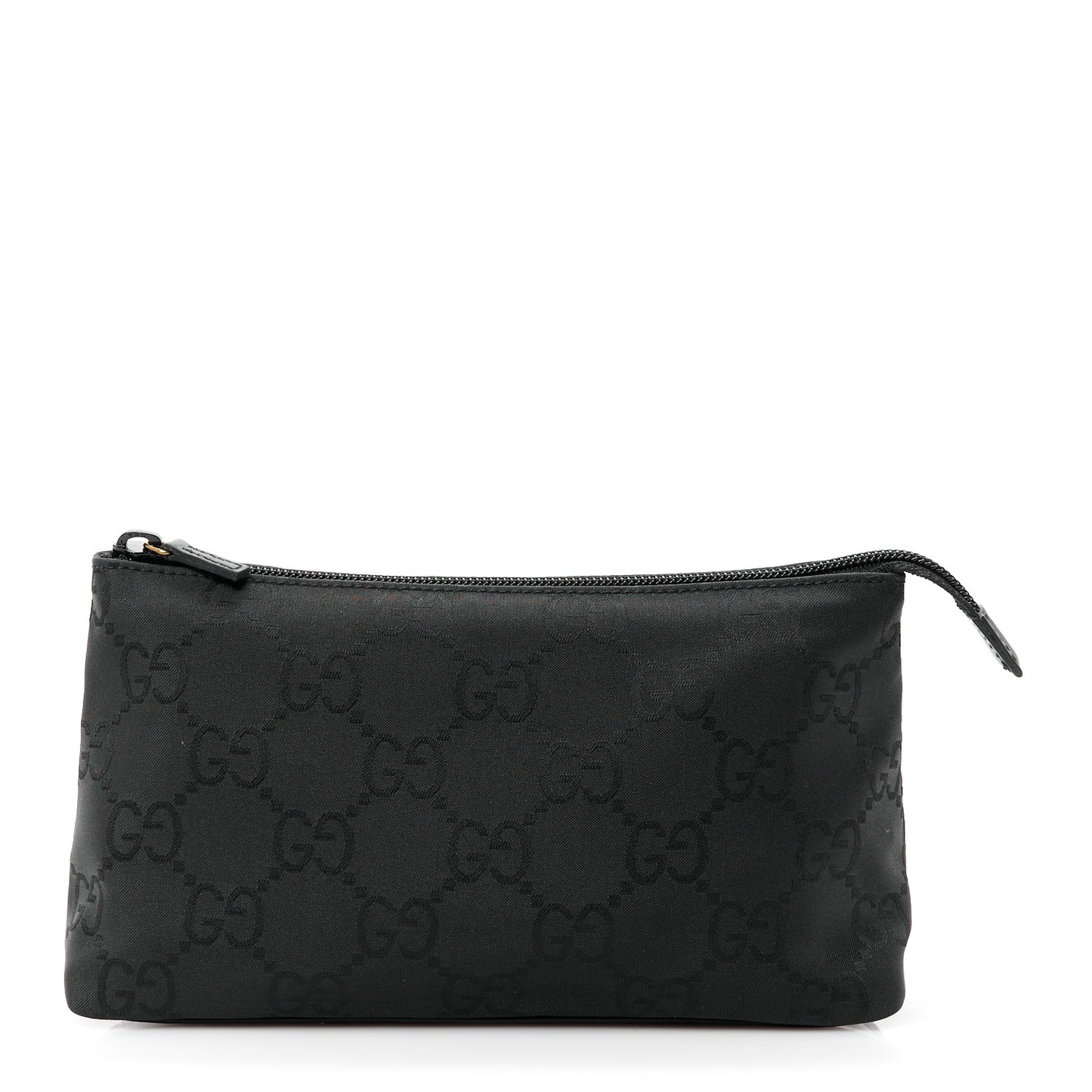 Nylon Monogram Cosmetic Pouch Black