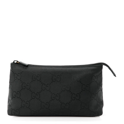 Gucci Nylon Monogram Cosmetic Pouch Black 1 of 10
