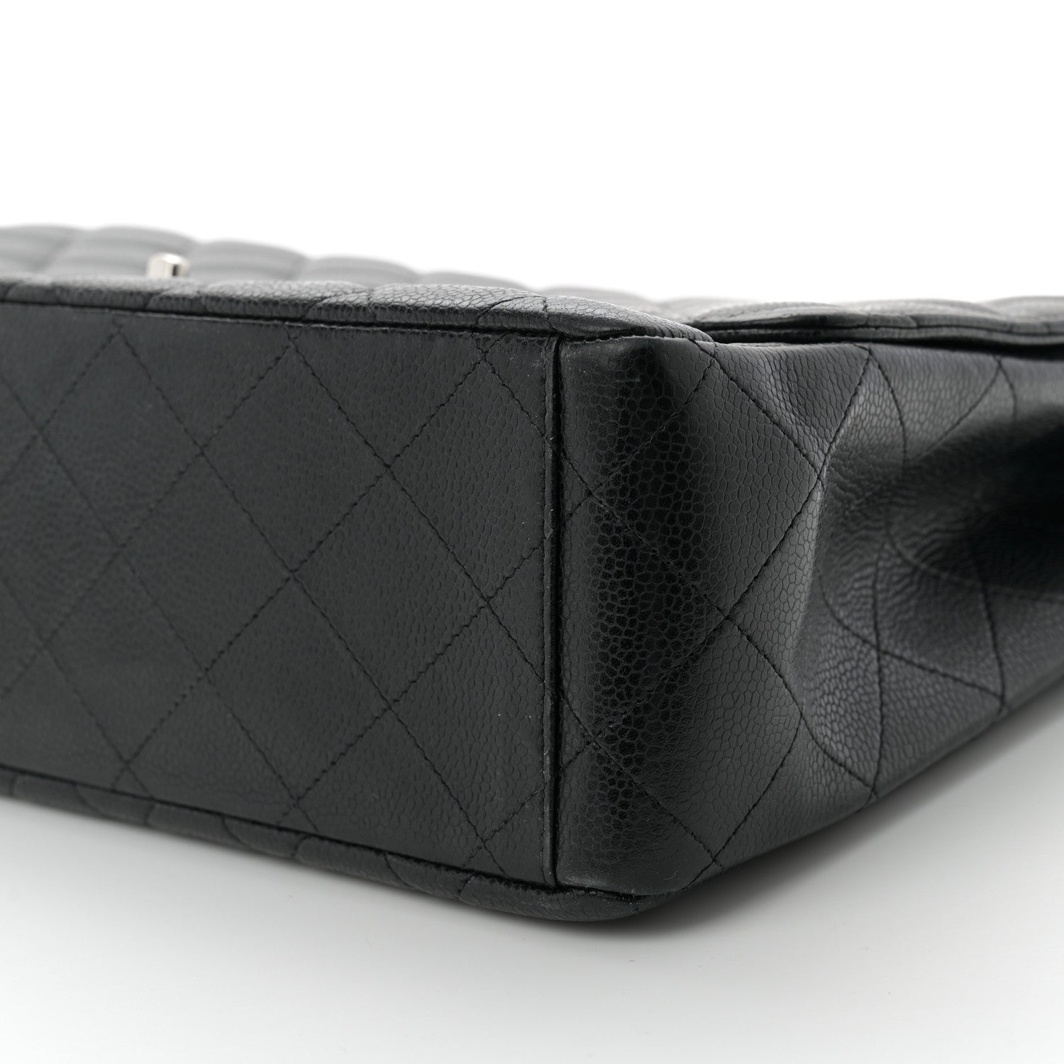 Chanel Caviar Quilted Maxi Single Flap Black 10 of 11