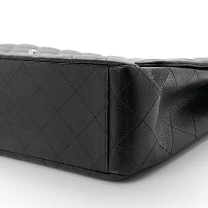 Chanel Caviar Quilted Maxi Single Flap Black 10 of 11