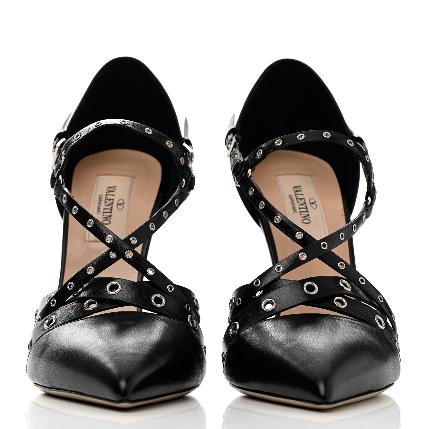 Valentino Garavani Nappa Love Latch D'Orsay 105mm Pumps 39 Black 2 of 11