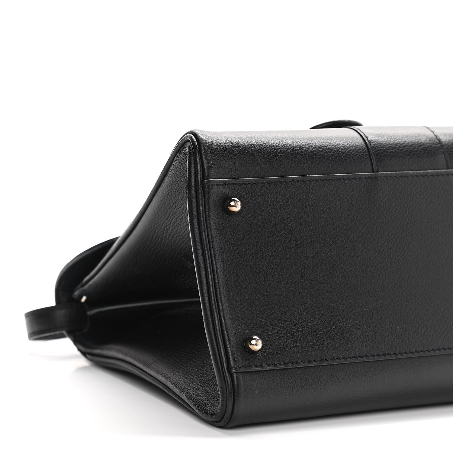 Delvaux Grained Calfskin PM Brillant Satchel Black 9 of 12