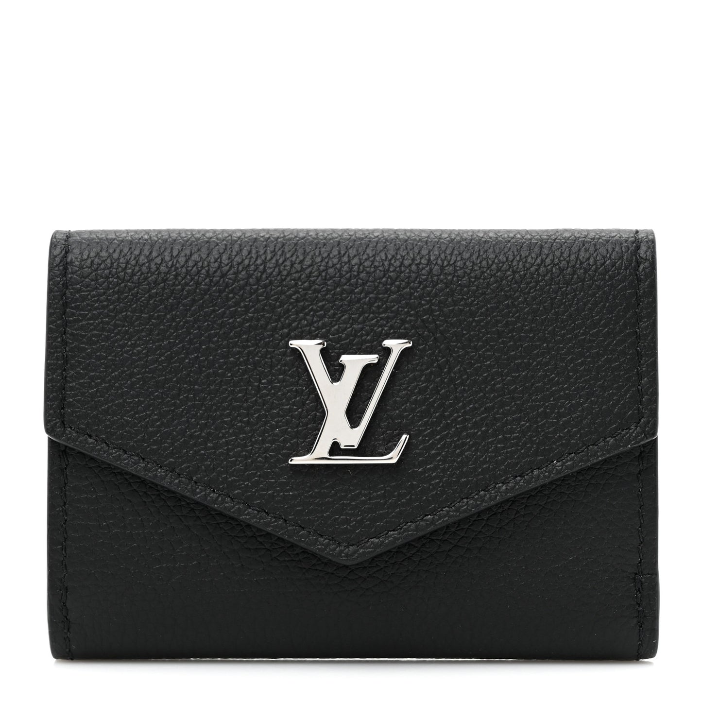 Soft Calfskin Lockmini Wallet Black