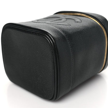 Chanel Caviar Vanity Cosmetic Case Black 11 of 11