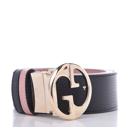 Gucci Calfskin 1973 Reversible Belt 90 36 Black Pink 4 of 10