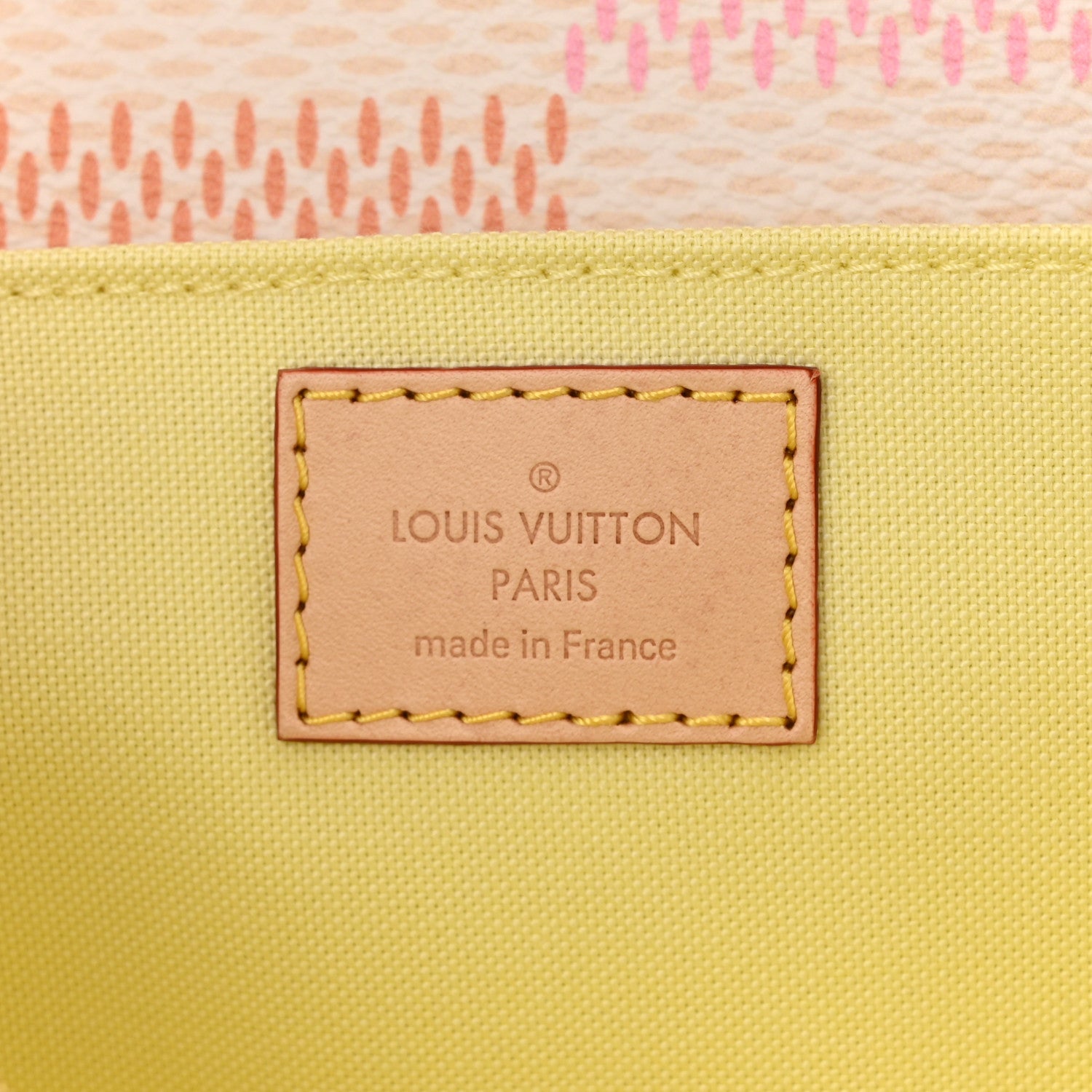 Louis Vuitton Damier Giant Pochette Metis East West Peach 6 of 9