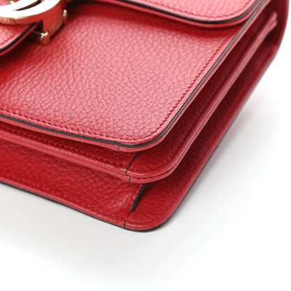 Gucci Dollar Calfskin Small Interlocking G Shoulder Bag Red 9 of 9