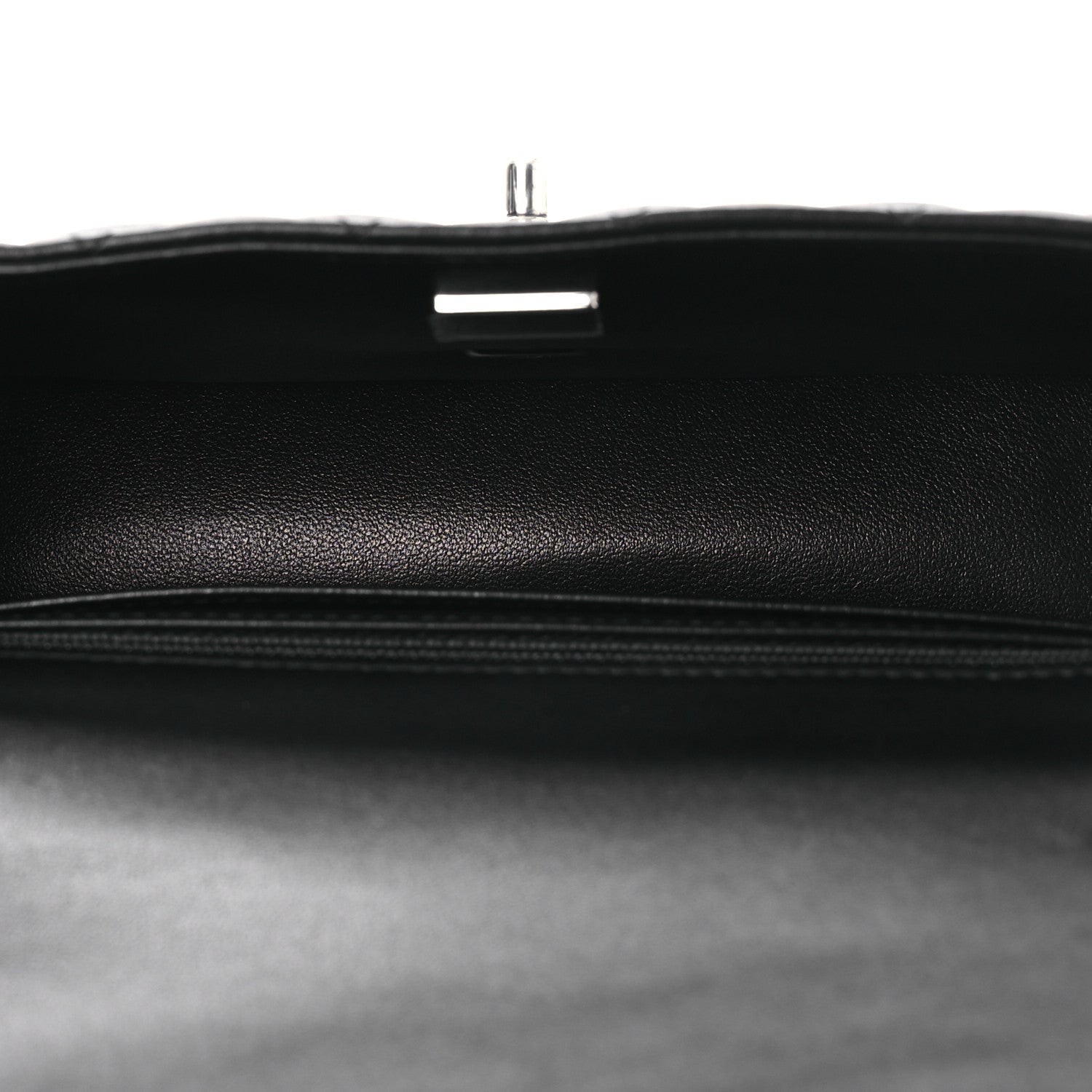 Chanel Lambskin Quilted Mini Rectangular Flap Black 5 of 13