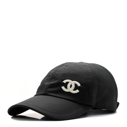 Chanel Cotton CC Cap Hat Black 1 of 11