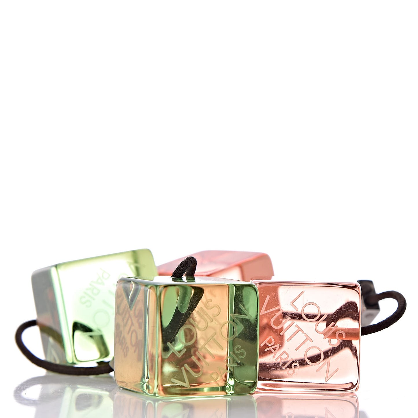 Resin Fluo Robert Wilson Hair Cubes Green Orange