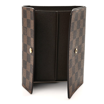 Louis Vuitton Damier Ebene Porte Tresor Etui Papier Wallet 5 of 6
