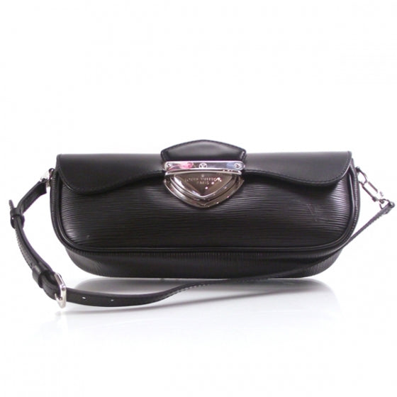 Louis Vuitton Epi Montaigne Pochette Noir 1 of 10