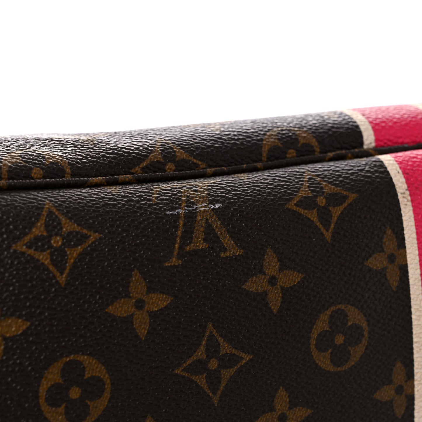 Monogram My LV Heritage Neverfull MM Fuchsia White