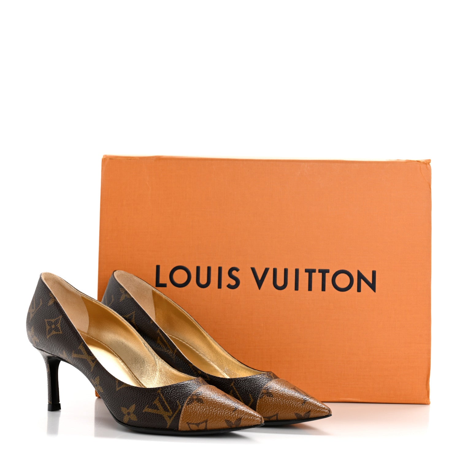 Louis Vuitton Reverse Monogram Cherie Pumps 35 11 of 11