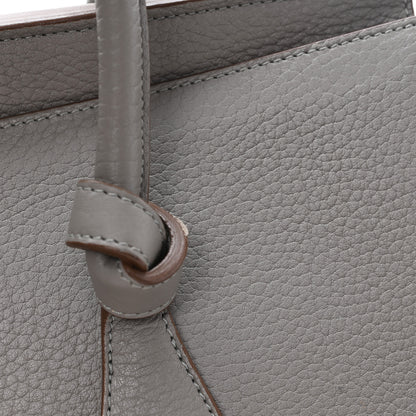 Celine Crisped Calfskin Small Tie Knot Tote Medium Grey 10 of 10