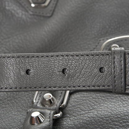 Balenciaga Chevre Silver Metallic Edge Hardware S City Gris Acier 9 of 10