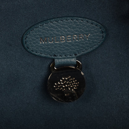 Mulberry Classic Grain Small Bayswater Steel Blue 5 of 9
