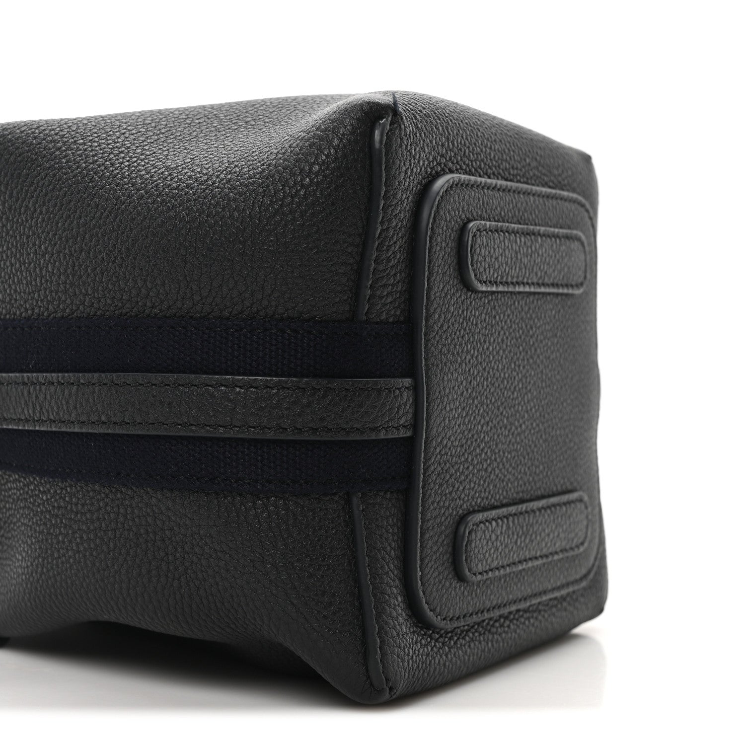 Loro Piana Grained Calfskin Micro Bale Bag Navy Blue 8 of 9