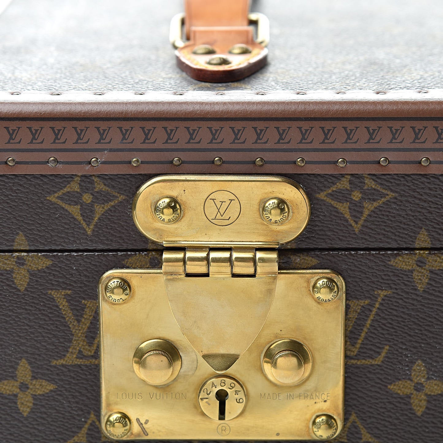 Monogram Boite Flacons Beauty Train Trunk Case