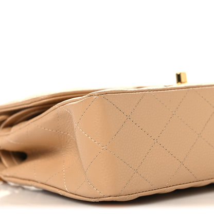 Chanel Caviar Quilted Small Double Flap Beige 9 of 11