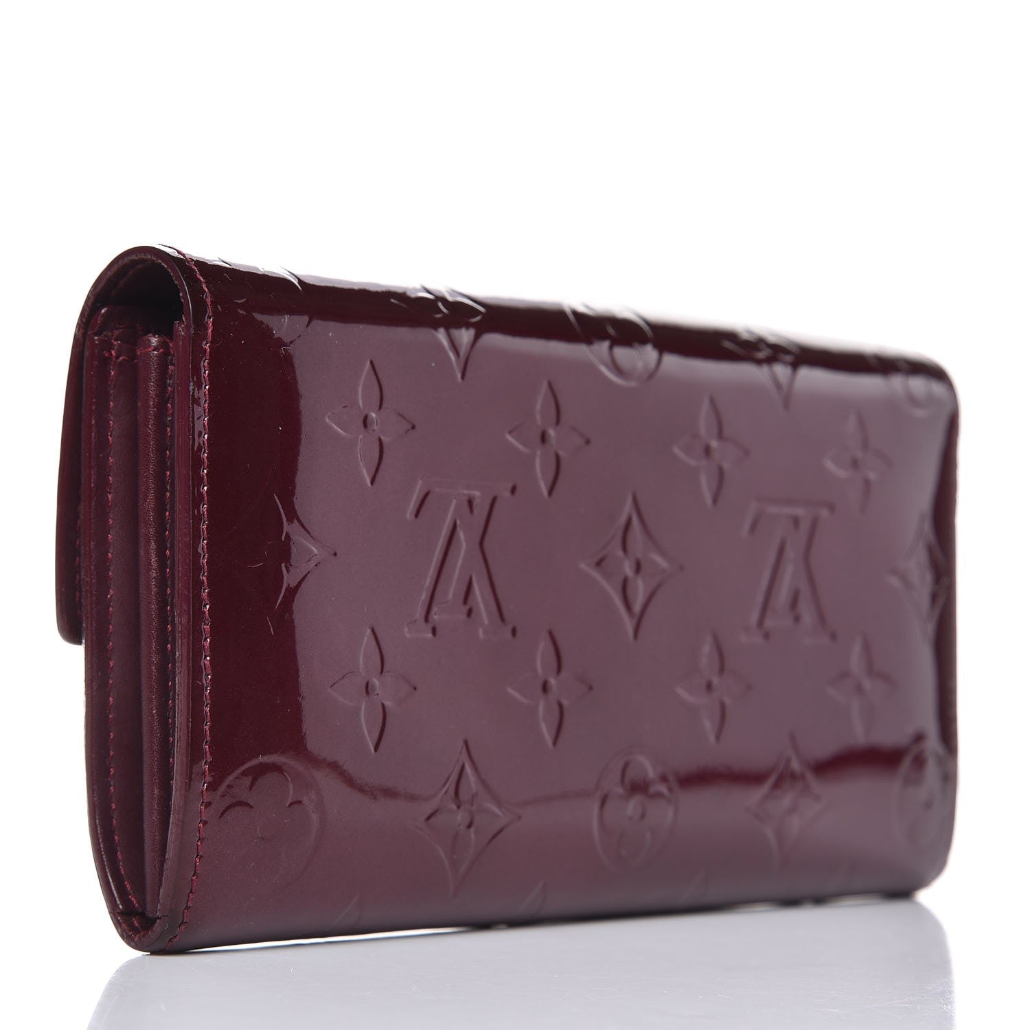 Louis Vuitton Vernis Sarah Wallet Rouge Fauviste 3 of 8
