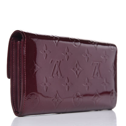 Louis Vuitton Vernis Sarah Wallet Rouge Fauviste 3 of 8