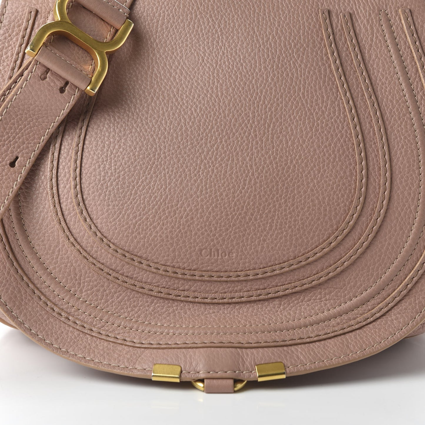 Calfskin Medium Marcie Shoulder Bag Anemone Pink