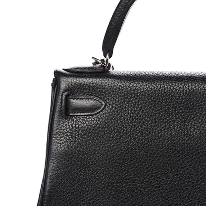 Hermes Taurillon Clemence Kelly Retourne 28 Black 21 of 38