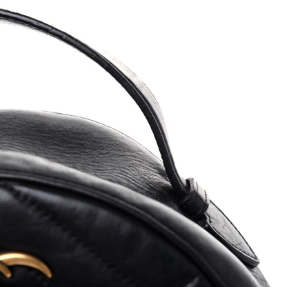Gucci Calfskin Matelasse GG Marmont Backpack Black 20 of 21