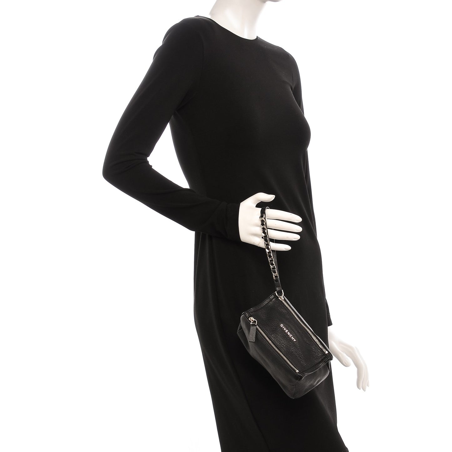 Sugar Goatskin Pandora Wristlet Black