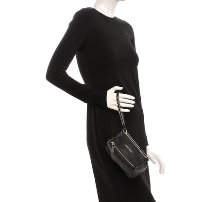 Givenchy Sugar Goatskin Pandora Wristlet Black 2 of 7