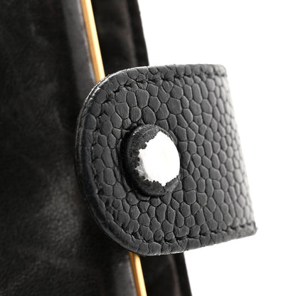 Chanel Caviar Timeless CC Compact French Wallet Black 12 of 15
