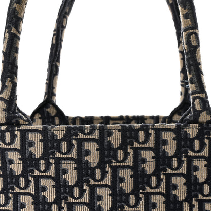 Christian Dior Oblique Medium Book Tote Blue Multicolor 7 of 9
