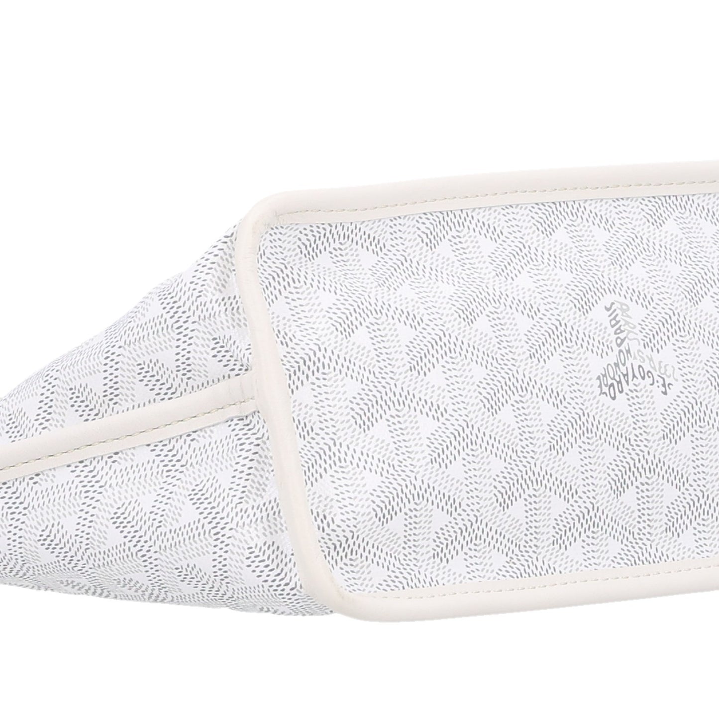 Goyardine Reversible Mini Anjou White