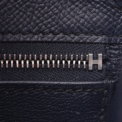 Hermes Epsom Kelly Sellier 25 Bleu Indigo 16 of 32