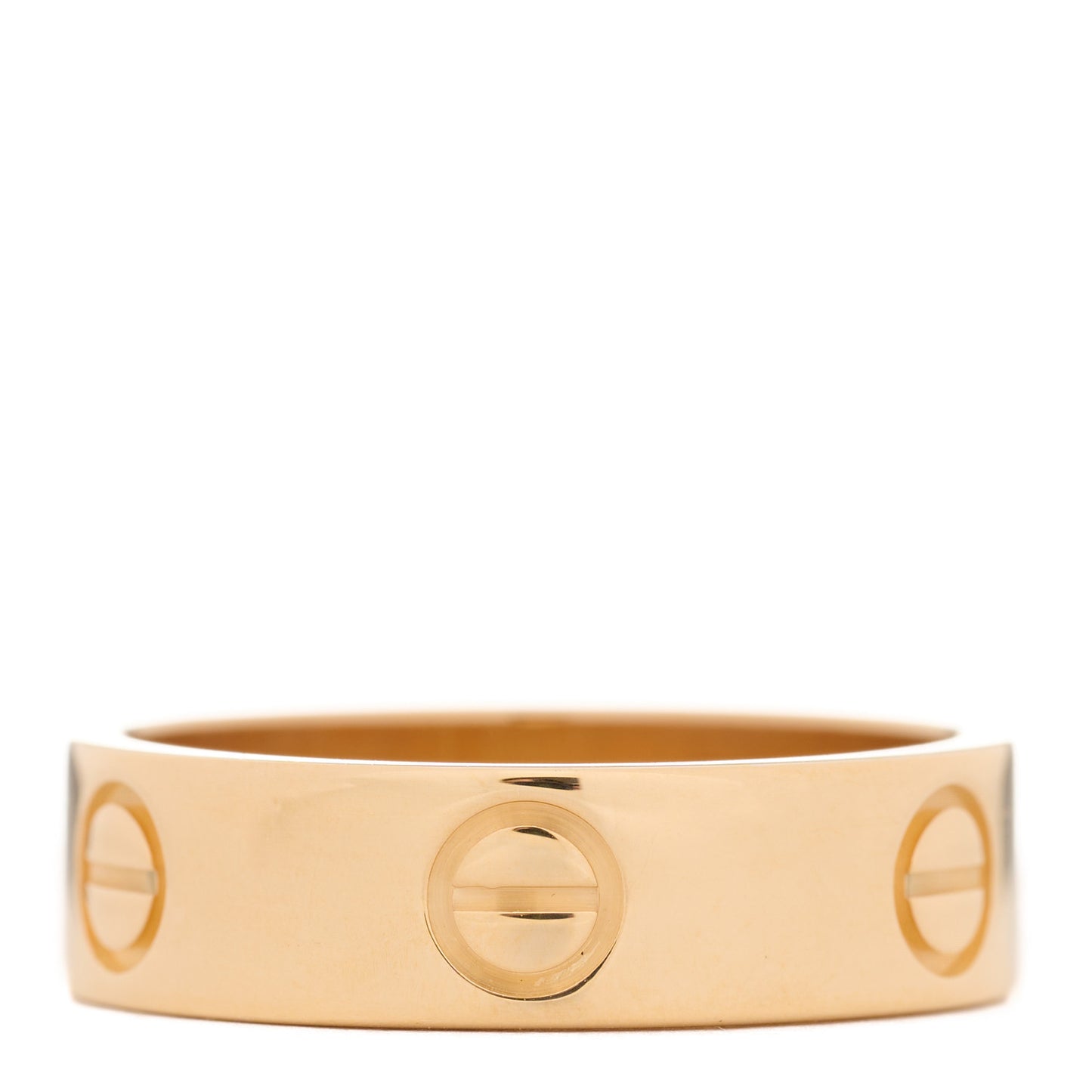18K Yellow Gold 5.5mm LOVE Ring 54 6.75