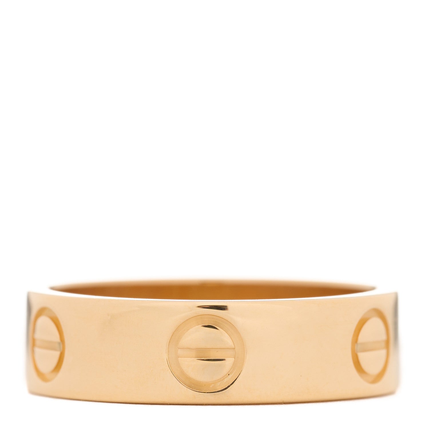 Cartier 18K Yellow Gold 5.5mm LOVE Ring 54 6.75 3 of 5