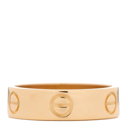 Cartier 18K Yellow Gold 5.5mm LOVE Ring 54 6.75 3 of 5