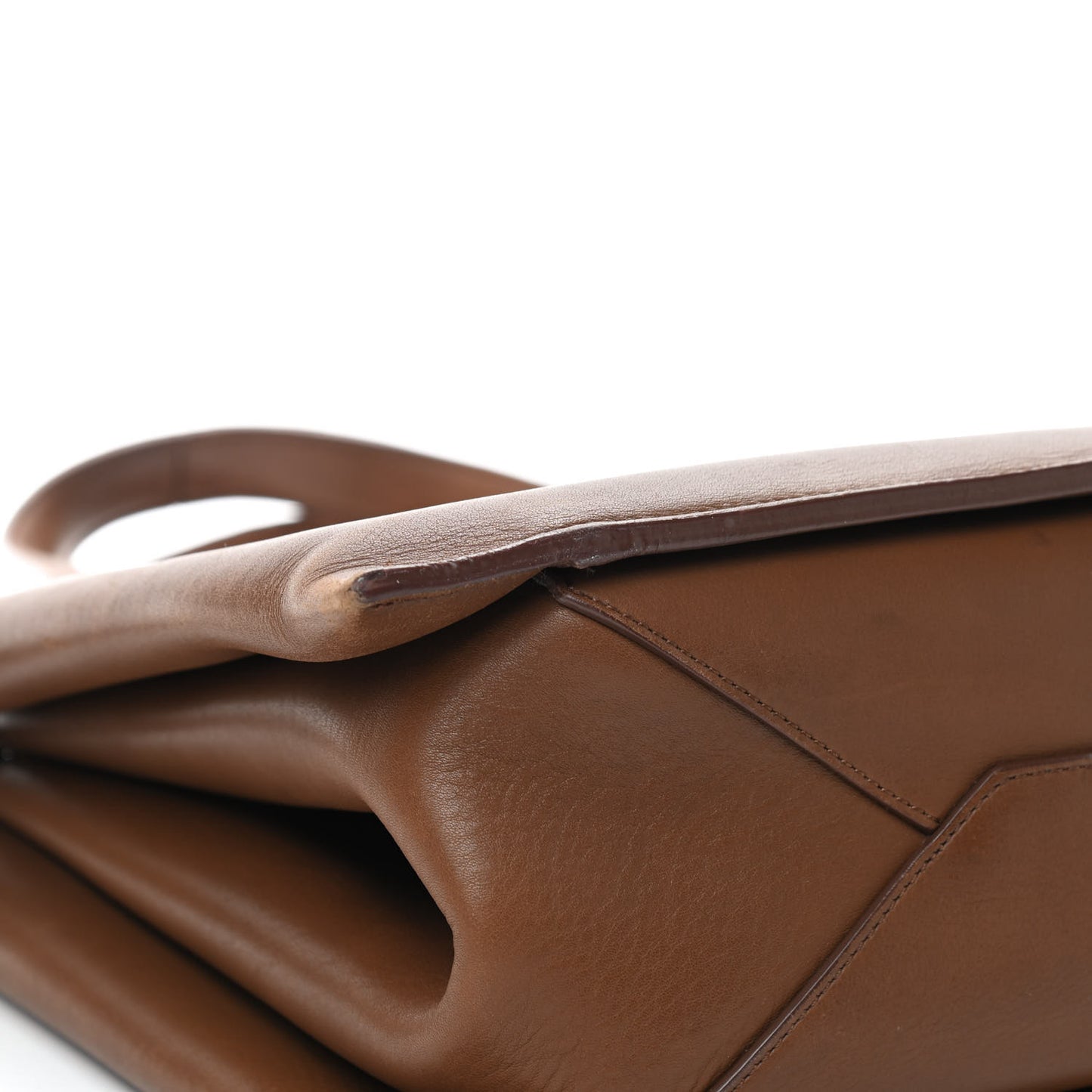 Calfskin Medium Tri-Fold Bag Taupe