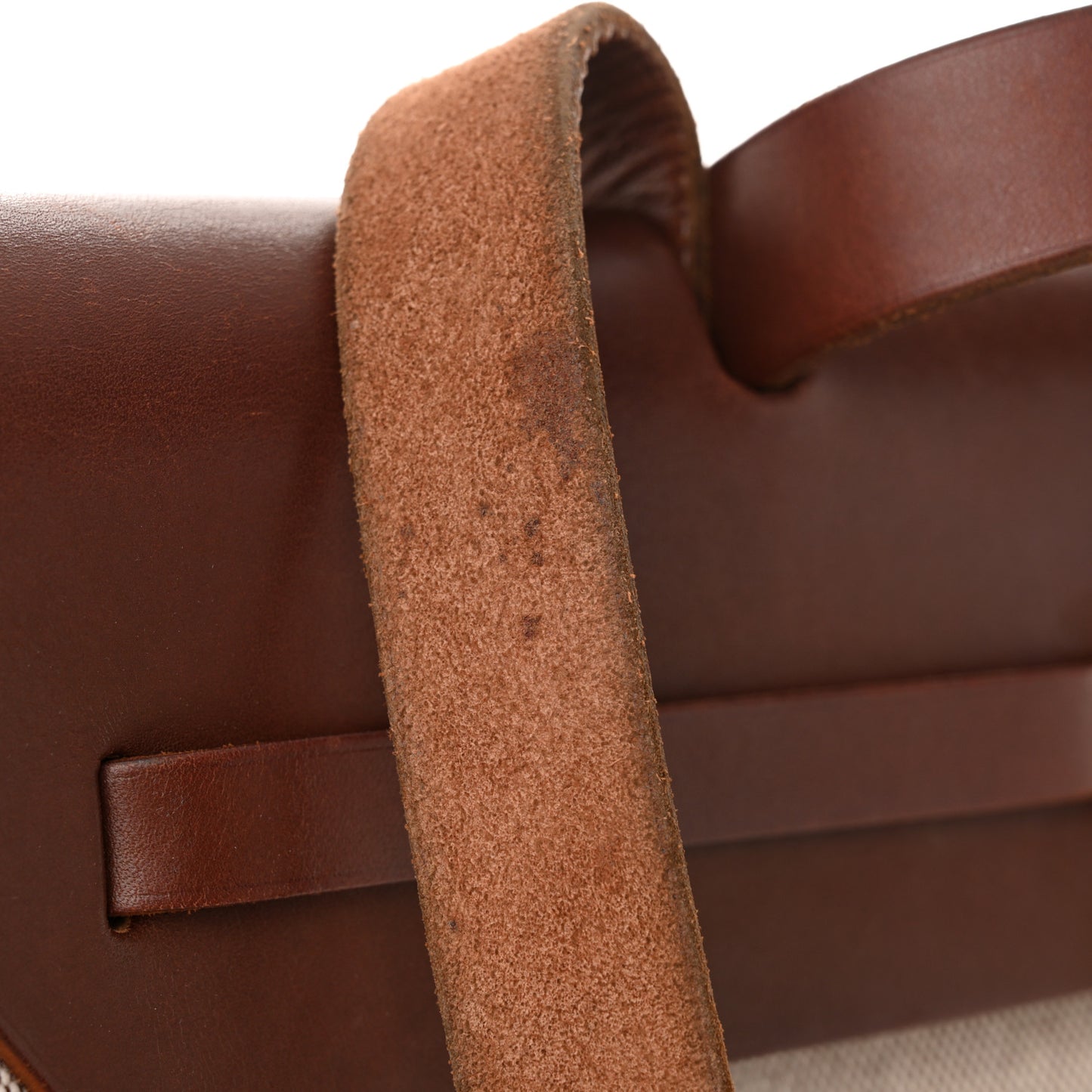 Toile Vache Calfskin Herbag 39 Natural Havane
