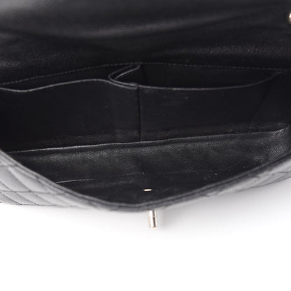 Chanel Caviar Quilted East West Flap Black 5 of 11