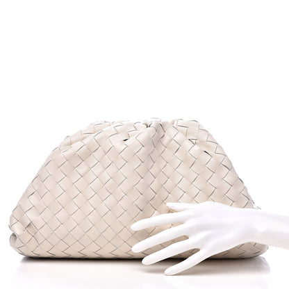 Bottega Veneta Nappa Maxi Intreccio The Pouch Oversized Clutch Plaster 2 of 10